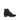 Bottines à lacets noires en cuir