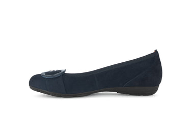 Ballerines bleues en velours