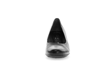 Escarpins noirs en cuir lisse