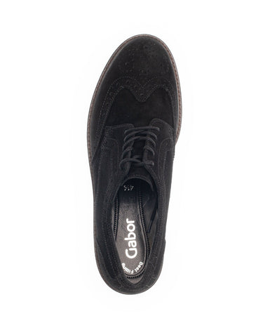 Derbies noires en cuir