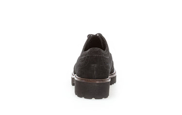 Derbies noires en cuir