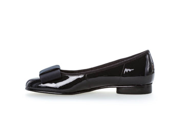 Ballerines bleu marine vernies