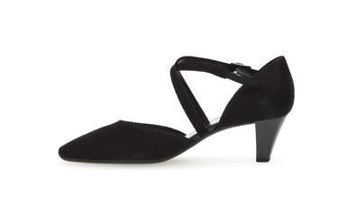 Escarpins noirs en velours