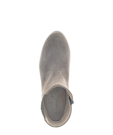 Bottines marron en cuir