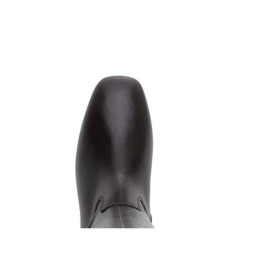 Bottes marron en cuir