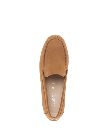 Mocassins marron en velours