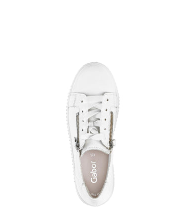 Baskets blanches en cuir