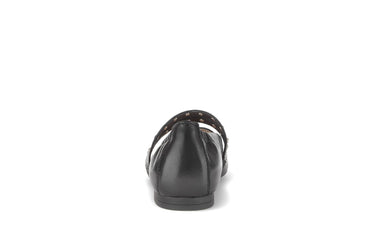 Ballerines noires en cuir